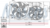 Вентилятор NISSENS 85250