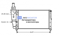 Радиаторы охлаждения двигателя AKS 302140R