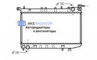 Радиатор охлаждения AKS 272174R