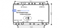 Радиаторы охлаждения двигателя AKS 382300R