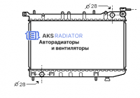 Радиаторы охлаждения двигателя AKS 272123R