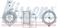 Вентилятор печки NISSENS 87388