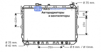 Радиаторы охлаждения двигателя AKS 452057R