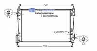 Радиатор охлаждения AKS 302311R