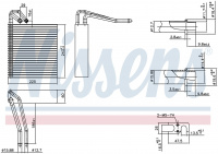 Радиатор испаритель (эвапоратор) NISSENS 92331