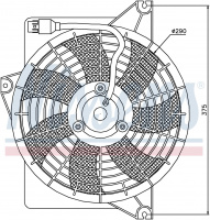Вентилятор NISSENS 85371