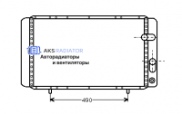 Радиаторы охлаждения двигателя AKS 602202R