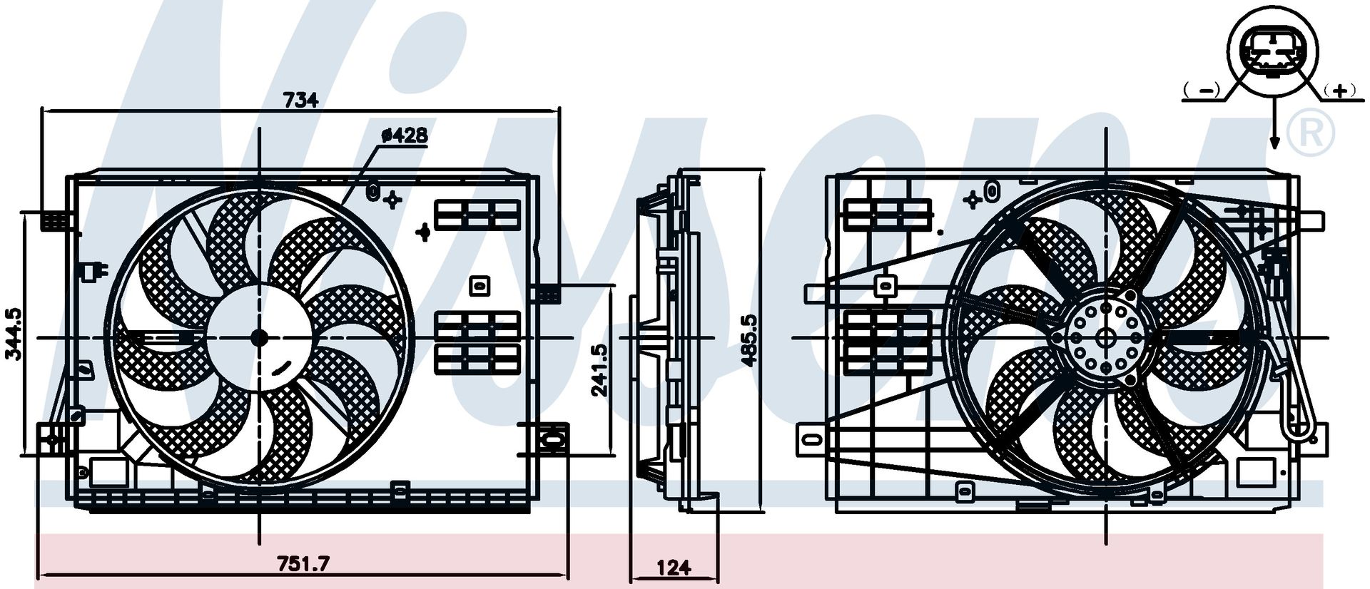 Вентилятор NISSENS 85000