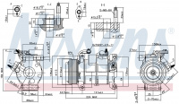 Компрессор кондиционера NISSENS 890169