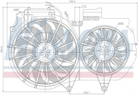 Вентилятор NISSENS 85247