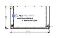 Радиатор охлаждения AKS 202287R