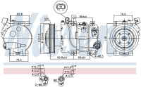 Компрессор кондиционера NISSENS 890423