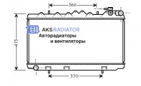 Радиаторы охлаждения двигателя AKS 272092R