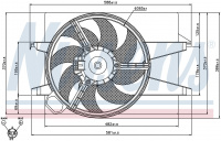 Вентилятор NISSENS 85032