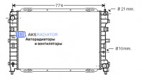Радиаторы охлаждения двигателя AKS 322375R