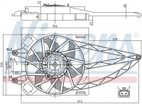 Вентилятор NISSENS 85150