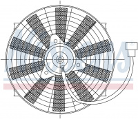 Вентилятор NISSENS 85981