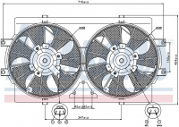 Вентилятор NISSENS 85388