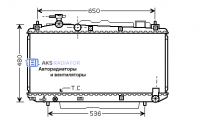 Радиатор охлаждения AKS 812299R