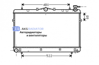 Радиаторы охлаждения двигателя AKS 402043R