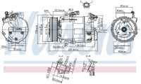 Компрессор кондиционера NISSENS 890297