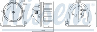 Вентилятор печки NISSENS 87386