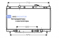 Радиаторы охлаждения двигателя AKS 382163R-1R