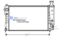 Радиатор охлаждения AKS 572125R