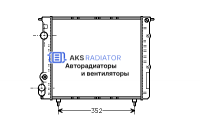 Радиаторы охлаждения двигателя AKS 602053R