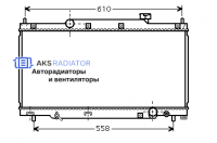 Радиатор охлаждения AKS 382164R