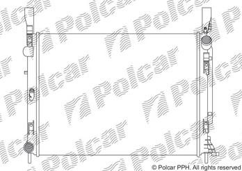 Радиаторы охлаждения 606208A1