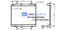 Радиаторы охлаждения двигателя AKS 572277R