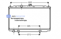 Радиатор охлаждения AKS 272221R