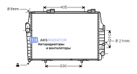 Радиатор охлаждения AKS 502321R
