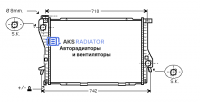 Радиатор охлаждения AKS 202235R