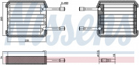 Радиатор испаритель (эвапоратор) NISSENS 92017