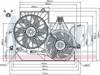 Вентилятор NISSENS 85200