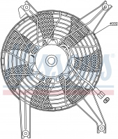 Вентилятор NISSENS 85383