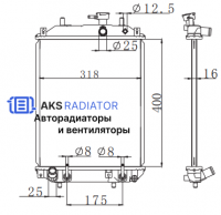 Радиаторы охлаждения двигателя AKS 262701R