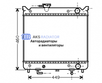 Радиаторы охлаждения двигателя AKS 742071R