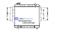 Радиатор охлаждения AKS 242022R