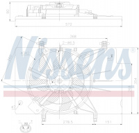 Вентилятор NISSENS 85768