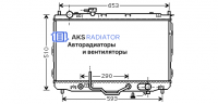 Радиаторы охлаждения двигателя AKS 412096R