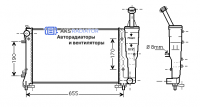 Радиатор охлаждения AKS 302308R