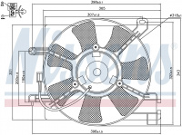 Вентилятор NISSENS 85060