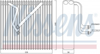 Радиатор испаритель (эвапоратор) NISSENS 92163