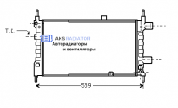 Радиатор охлаждения AKS 552068R