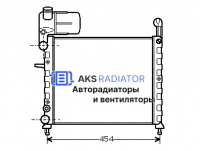 Радиаторы охлаждения двигателя AKS 302100R