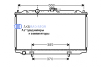 Радиатор охлаждения AKS 272215R