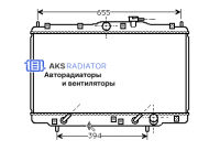 Радиаторы охлаждения двигателя AKS 382110R